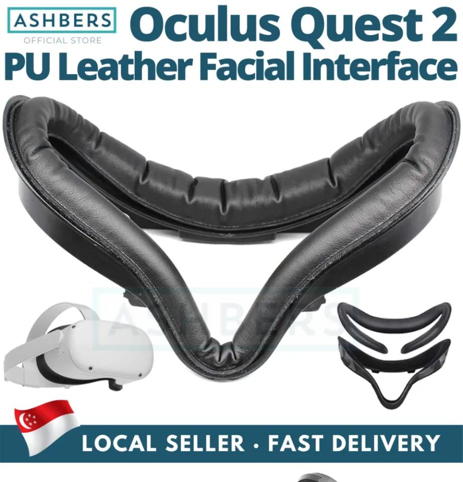 Oculus Quest PU Leather Facial Interface, VR Face Cover padding