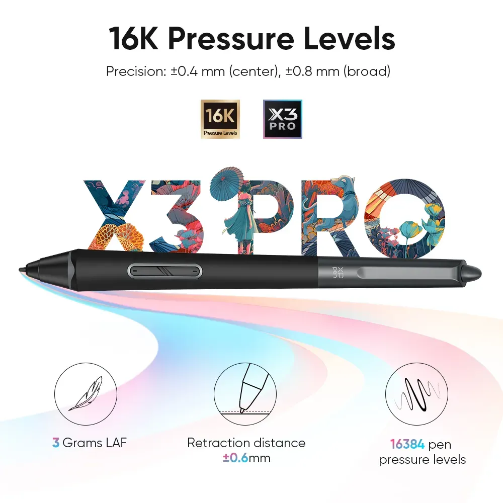 XPPen Artist Pro 14 (Gen 2) เมาส์ปากกา จอวาดรูป ขนาด 14 นิ้ว แรงกด 16,384 ระดับ รองรับการเอียงบรัช