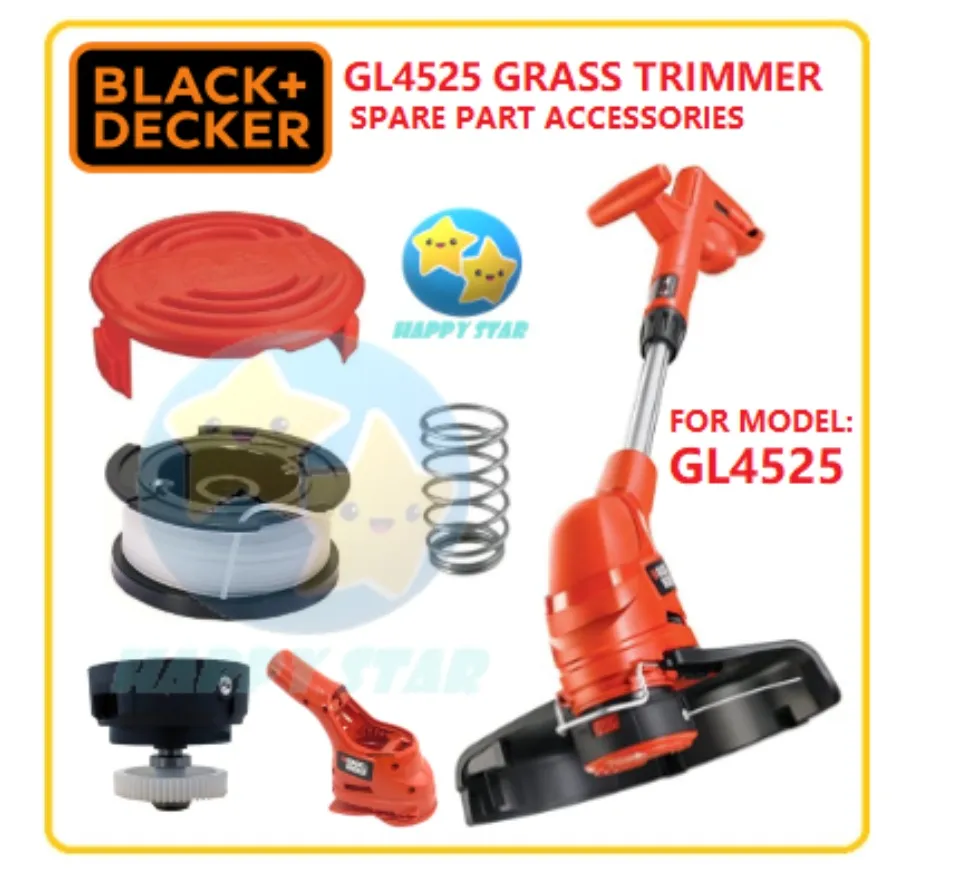 BLACK AND DECKER GL4525 GRASS TRIMMER SPARE PART ACCESSORIES