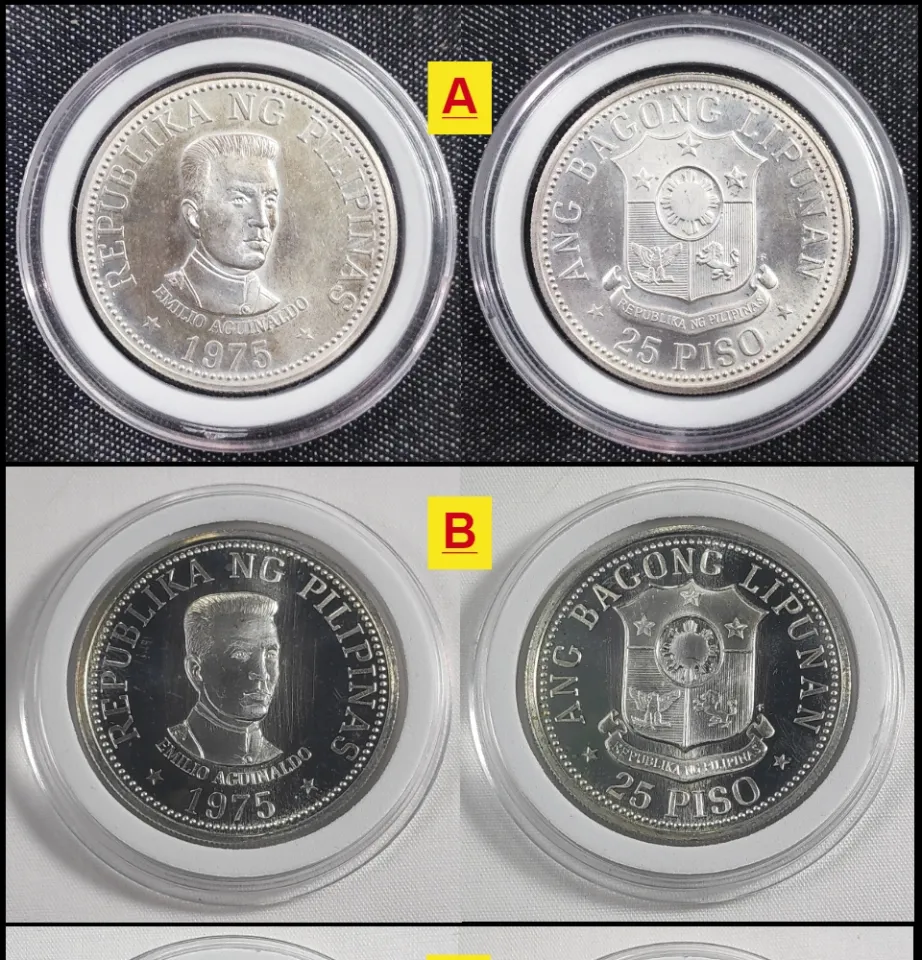 25 Piso (1975) Emilio Aguinaldo - Commemorative Silver Coin