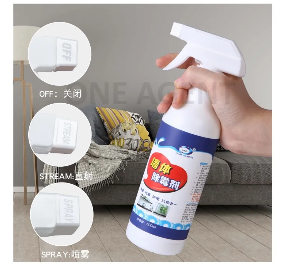 Wall Mold Remover (500ml) Spray Mildew Spot Removal Cleaner Pembersih Kulat  Kotoran Dinding Multipurpose Cleaner