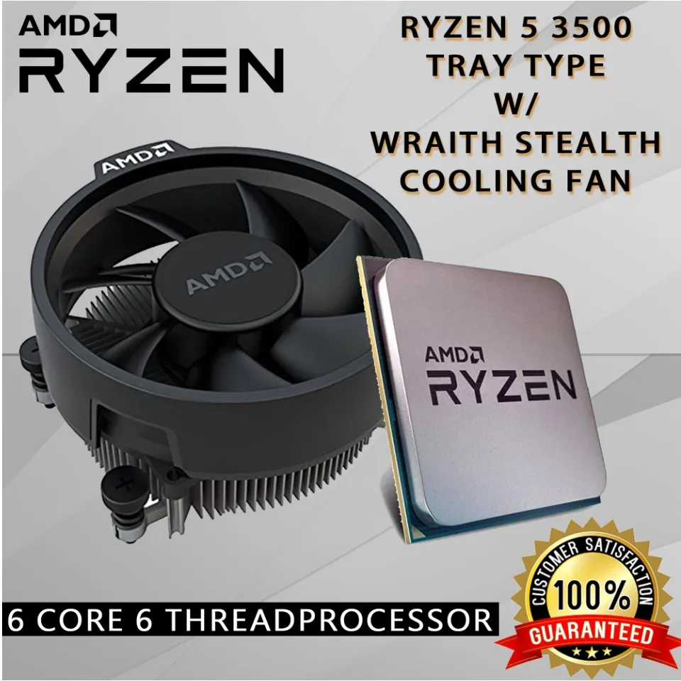 Wraith Stealth Ryzen 3500 Cpu AMD Ryzen 3500 Desktop Processor 100
