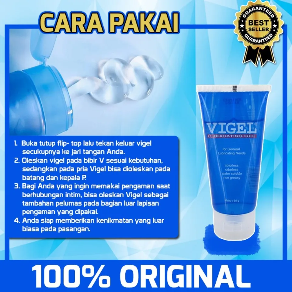 Vigel Lubricant Gel 30 gr - 60 gr - Pelicin Gel Pelumas | Jamujur | Lazada  Indonesia