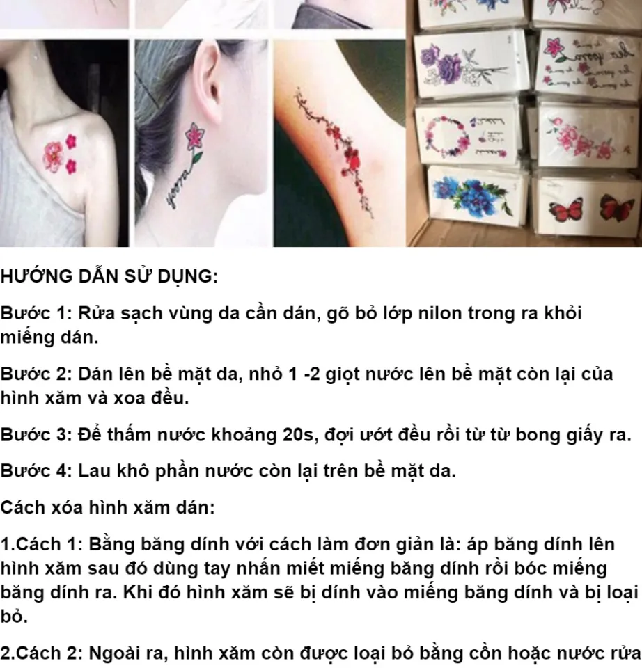 Sticker dán hình xăm mini - Hình xăm dán đa dạng cá tính 15 ngày chống thấm  nước hot trend 2021 (Mẫu 21-29) | Shopee Việt Nam