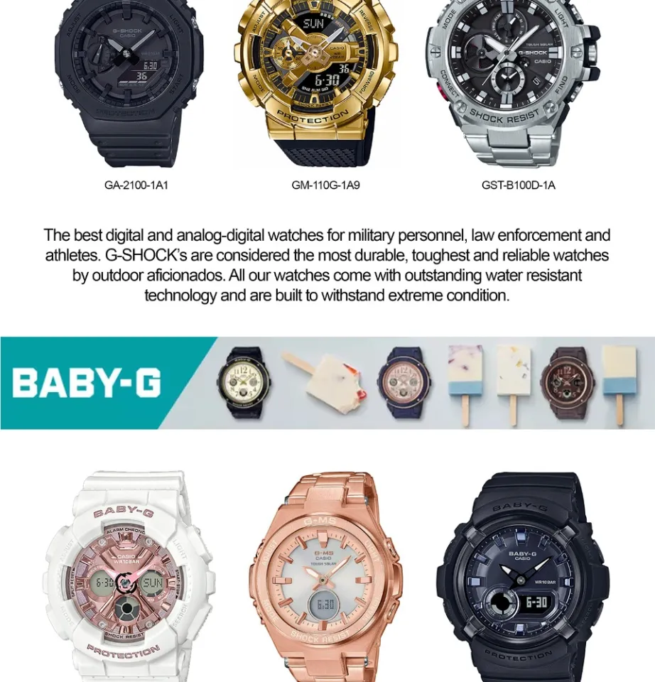 Casio G-Shock GA-100CF-1ADR Analog-Digital Black Resin Strap Watch For Men