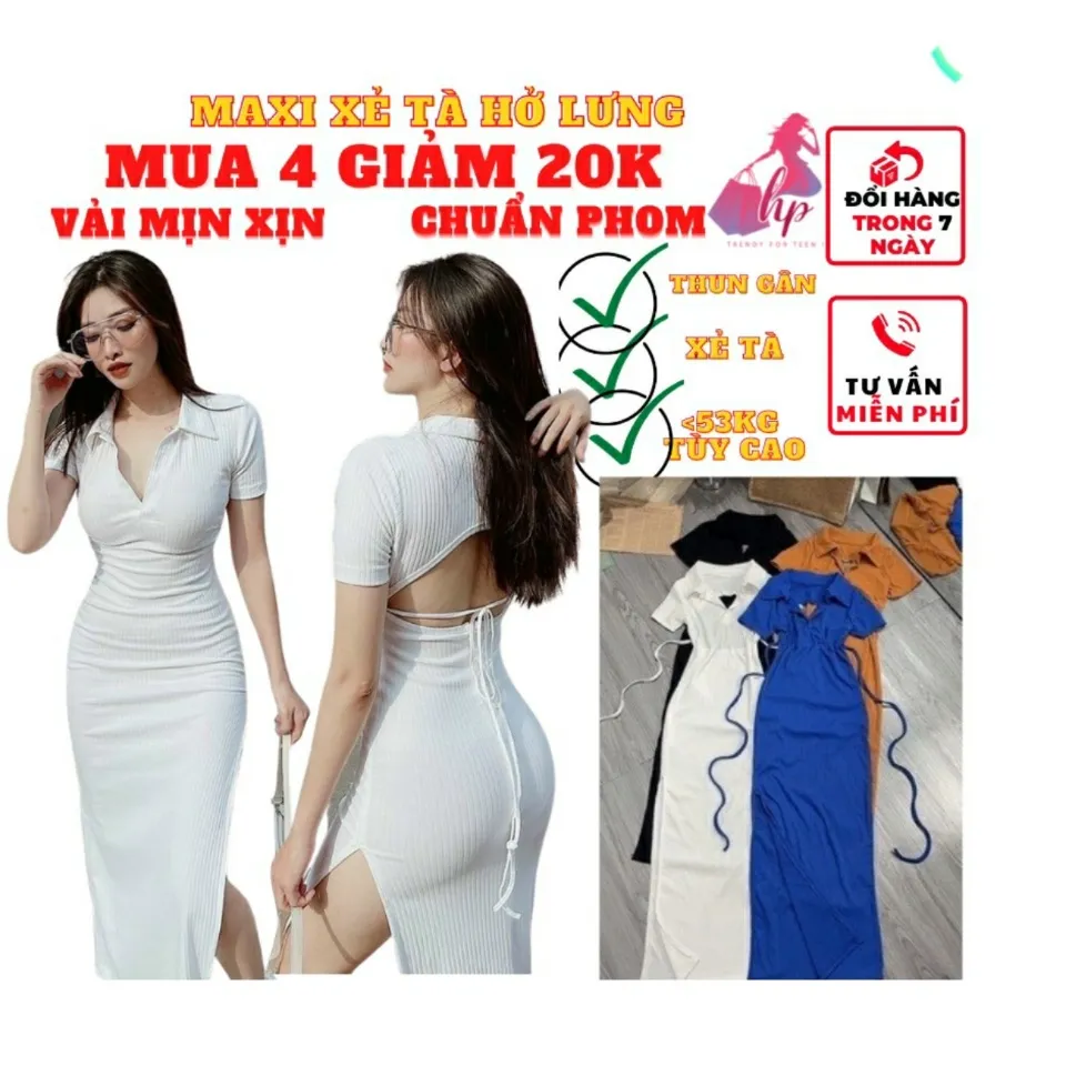 Váy Len Body LOKOSA Đầm Maxi Dài Xẻ Tà Bên Hông Sexy 2 Dây Dáng Ôm Nhún Eo  Màu Đen VD061 - Chân váy | ThờiTrangNữ.vn