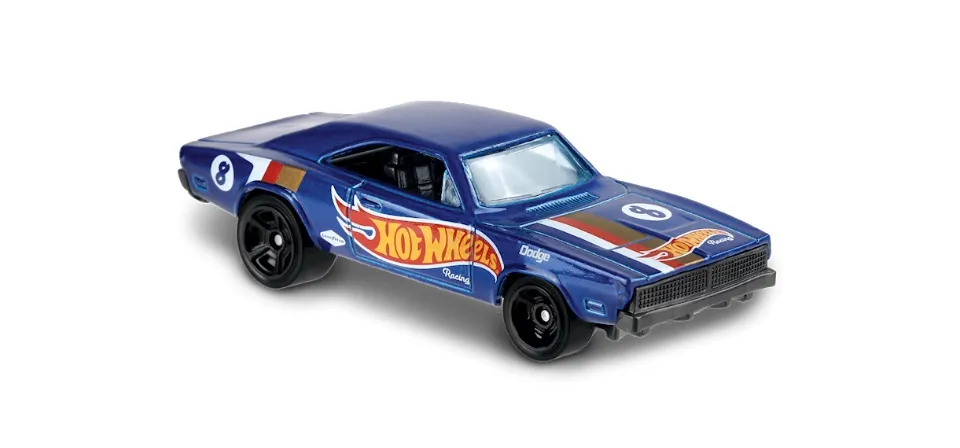 BISA COD HOTWHEELS HOT WHEELS 69 DODGE CHARGER BIRU HW RACE TEAM