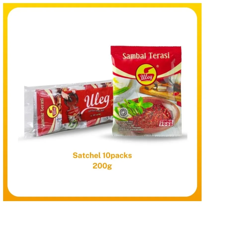 Uleg] Sambal Terasi/Ijo Packet (200g) Tiangs | Lazada Singapore