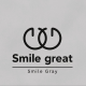 Simple smile  gray