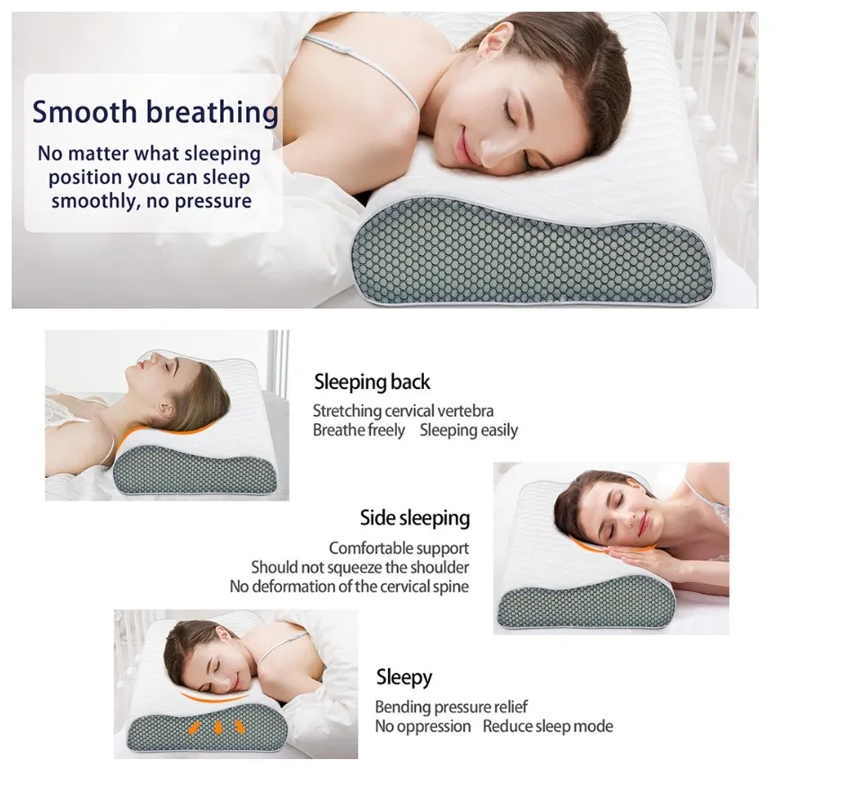 NEW!!! 60x40cm High Quality Adult Slow Rebound Memory Foam Pillow