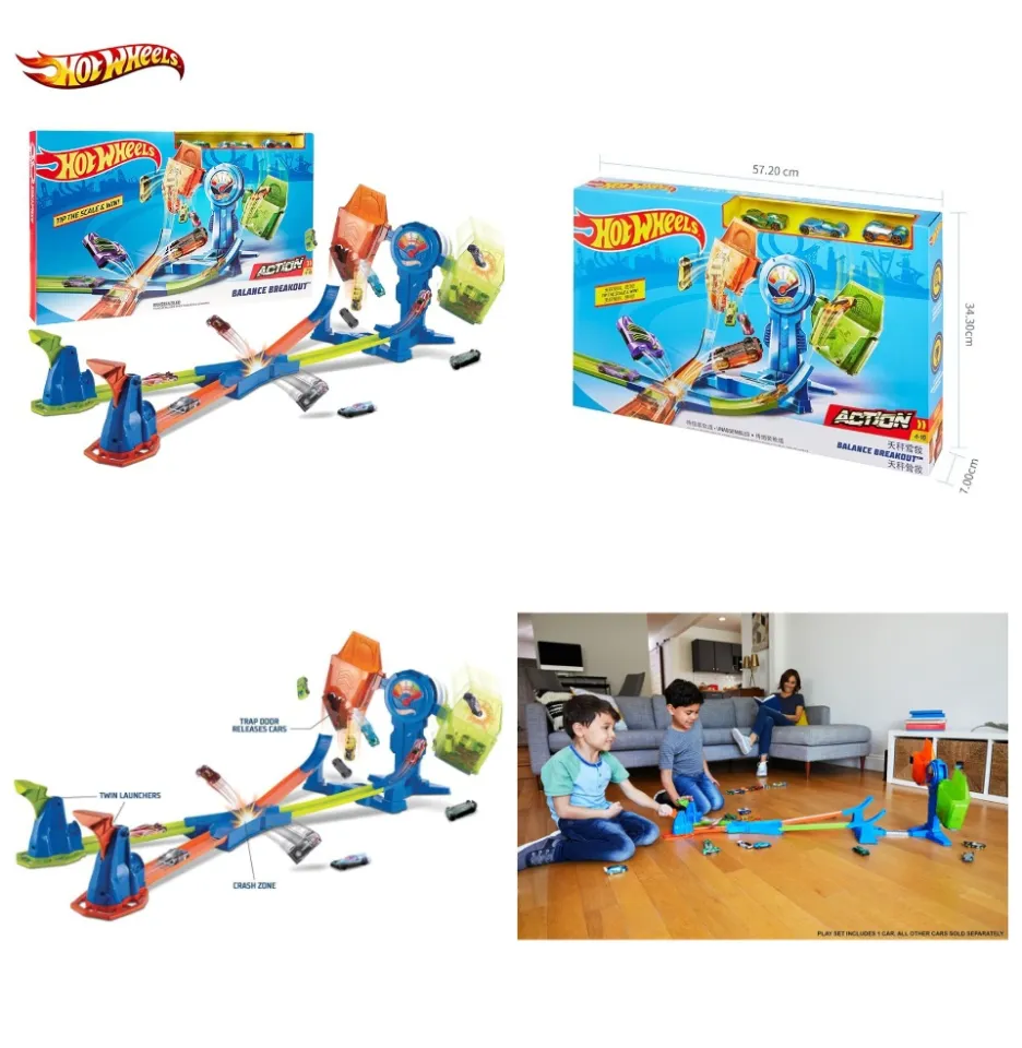 ORIGINAL] HOT WHEELS BALANCE BREAKOUT TRACK SET (FRH34) Die Cast