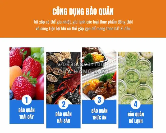 Túi Xốp Bạc Giữ Nhiệt Dày 3mm - 27x16x32cm Túi Xốp Bạc Giữ Nhiệt Dày 3mm - 27x16x32cm
