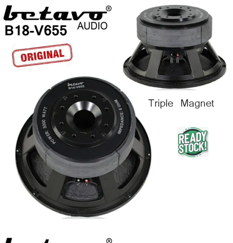 SPEAKER KOMPONEN BETAVO B18-V655 SUBWOOFER 18 IN TRIPLE MAGNET