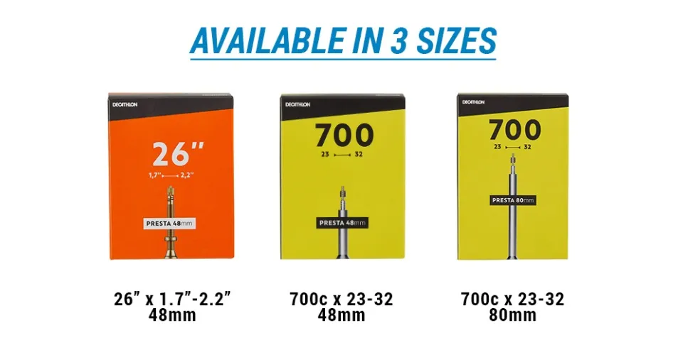 Decathlon Presta Valve Tube Inner Tube Decathlon Decathlon Bike