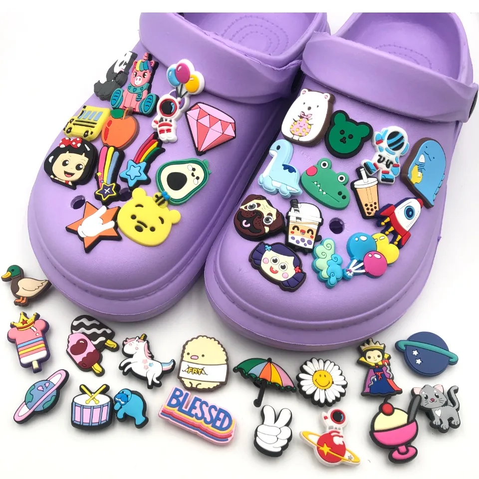 Cute pins cheap for crocs