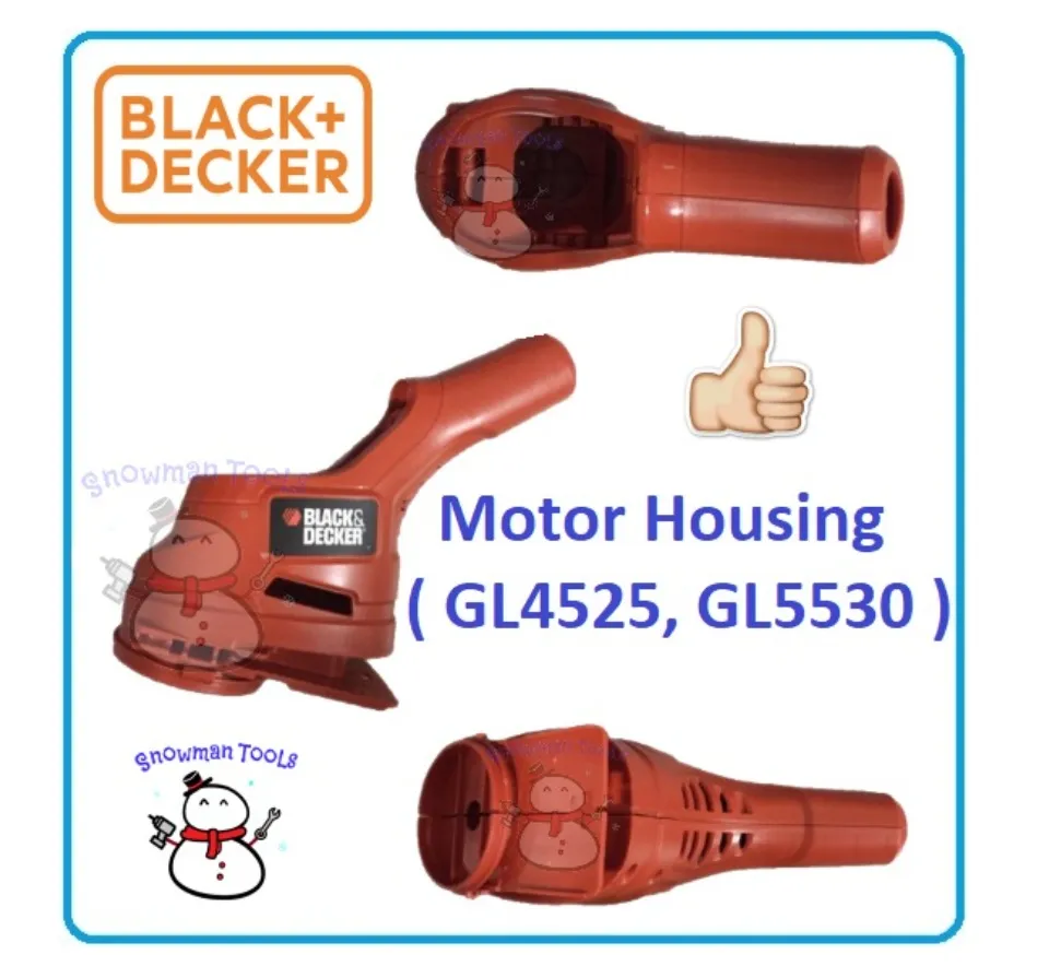 Motor Housing GL4525 GL5530 Black Decker 90552678 SPARE PART