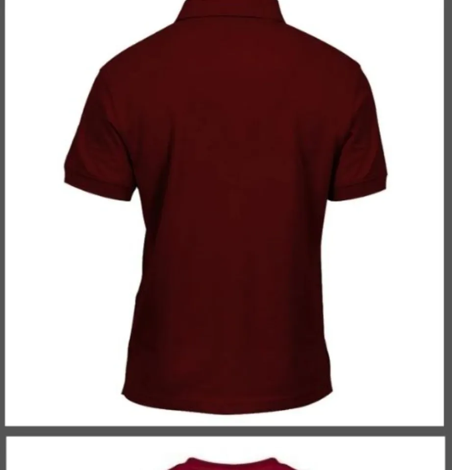 Maroon cheap collared shirt