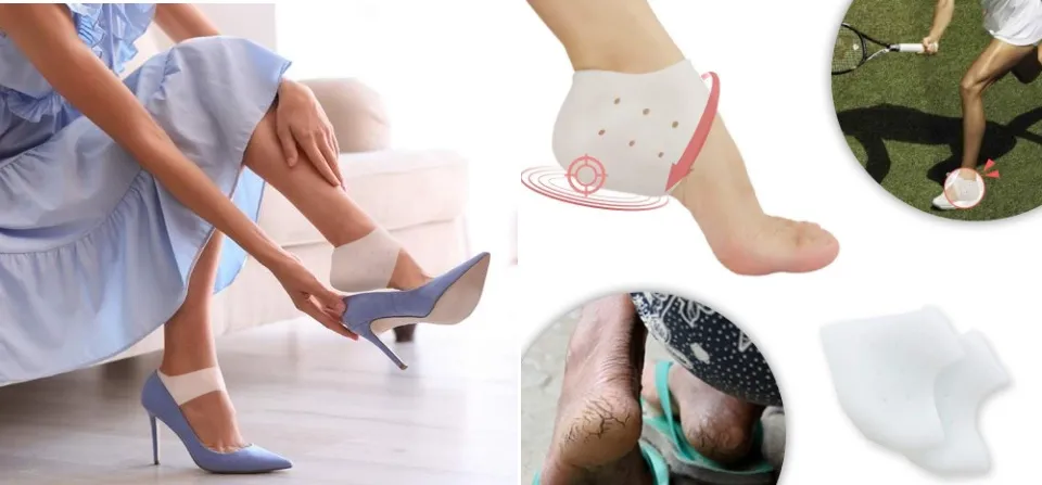 thumbnail image 2 of Pedimend Gel Heel Protector Support Pad - Plantar Fasciitis Pain Relief (1 Pair) 2 of 5