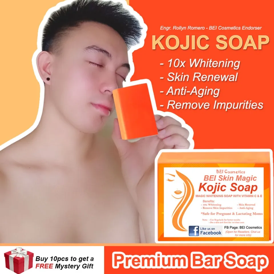 skin magical premium glutathione soap ORIGINAL] Kojic Acid Magic Bar Soap / Gluta Kojic Premium Kojic Bar Soap by  BEI Skin Magic