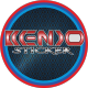 Kendo sticker racing car