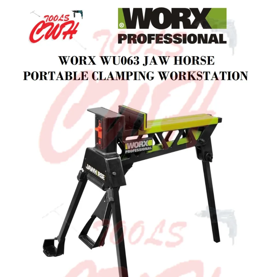 WORX WU063 JAWHORSE PORTABLE CLAMPING WORK WORKSTAND WORKSTATION