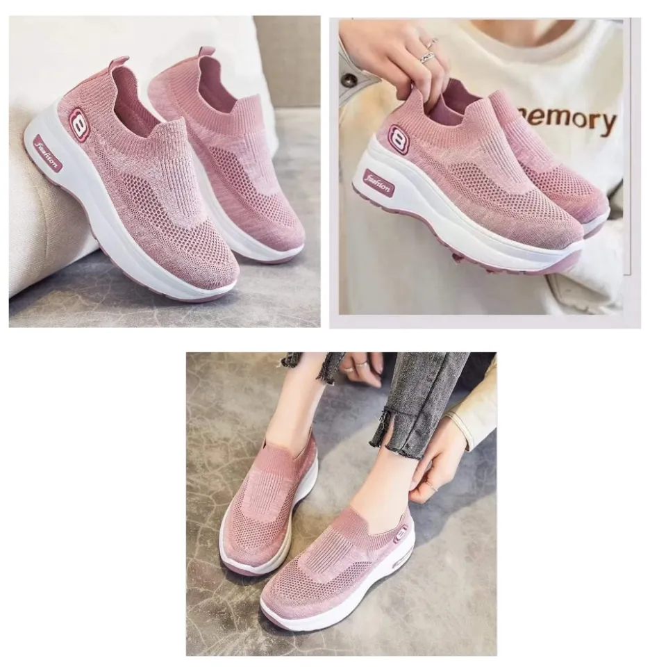 Buy Seafoot Stylish Women Sneakers Walking Shoes Lace-Up Casual Sneakers  for Girls Color - Peach Size - 6 Online at Best Prices in India - JioMart.