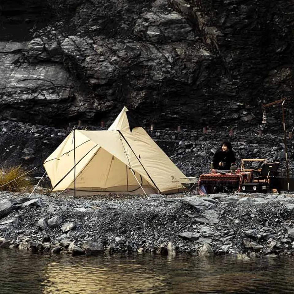 JDEX MOUNTAINHIKER 3 to 4 person Teepee Tent Pyramid Dark Tower