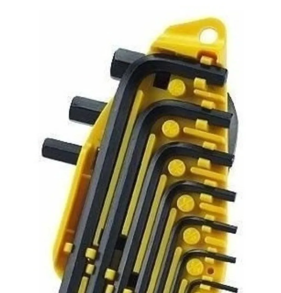 STANLEY 69-253 10PCS HEX ALLEN KEY SHORT BLACK ALLEN KEYS HEX