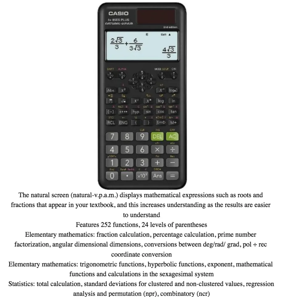 Fx85es plus 2024