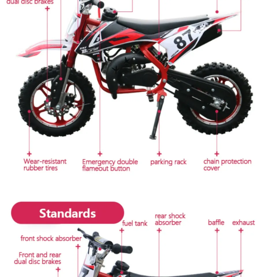 New Life 49cc Enduro Motorcycle for Kids Motorcycle Gasoline