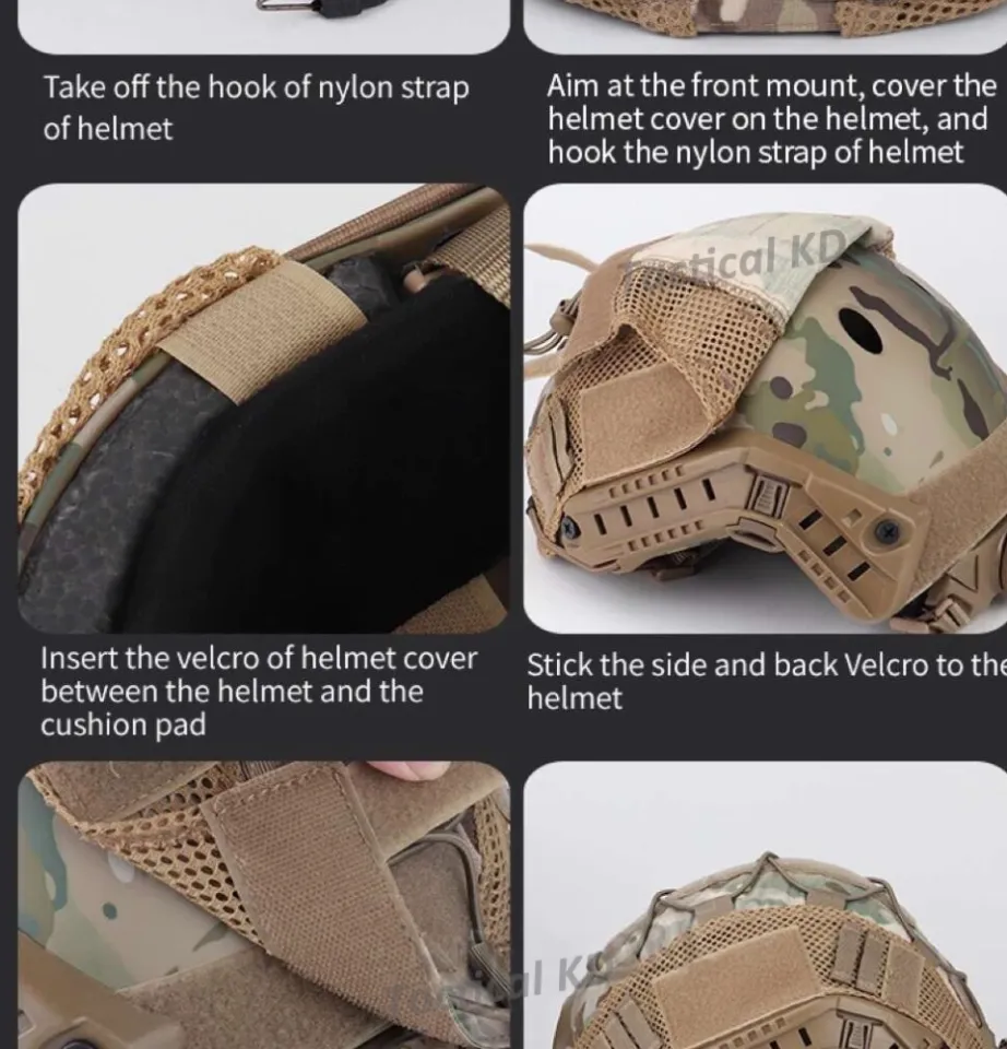 EMERSON Emersongear Light Weight Tactical Fast Helmet Cover Nylon