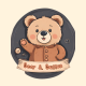 Bear & Button