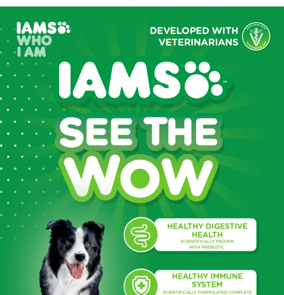 IAMS Dog Food Dry Adult All Breed 8kg Lazada