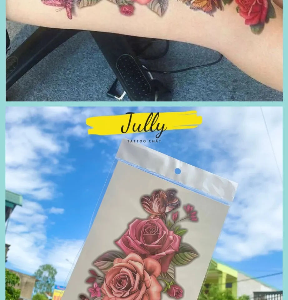 💦 Hình xăm hoa hồng xanh,... - Thanh Hoá Ink - Tattoo Family | Facebook
