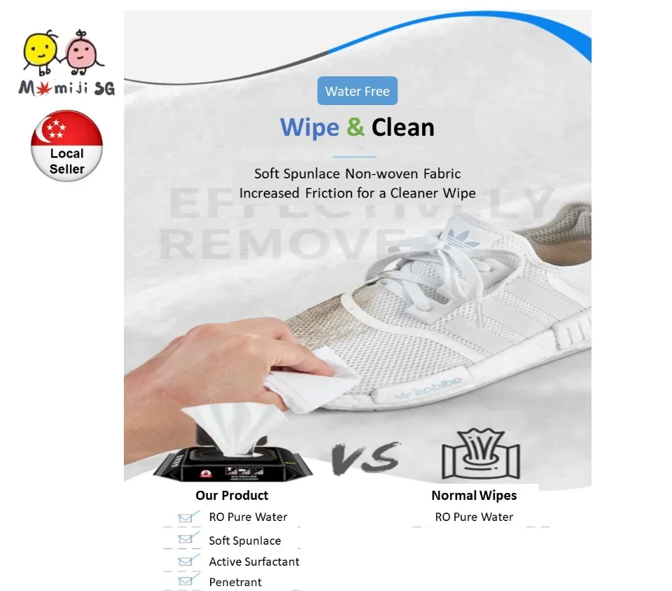 Paper Shoe Wipes Sneaker Wipes (1 Pack of 80 Pcs), For Multipurpose Use at  Rs 80/piece in Pune