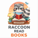 Raccoon read Books
