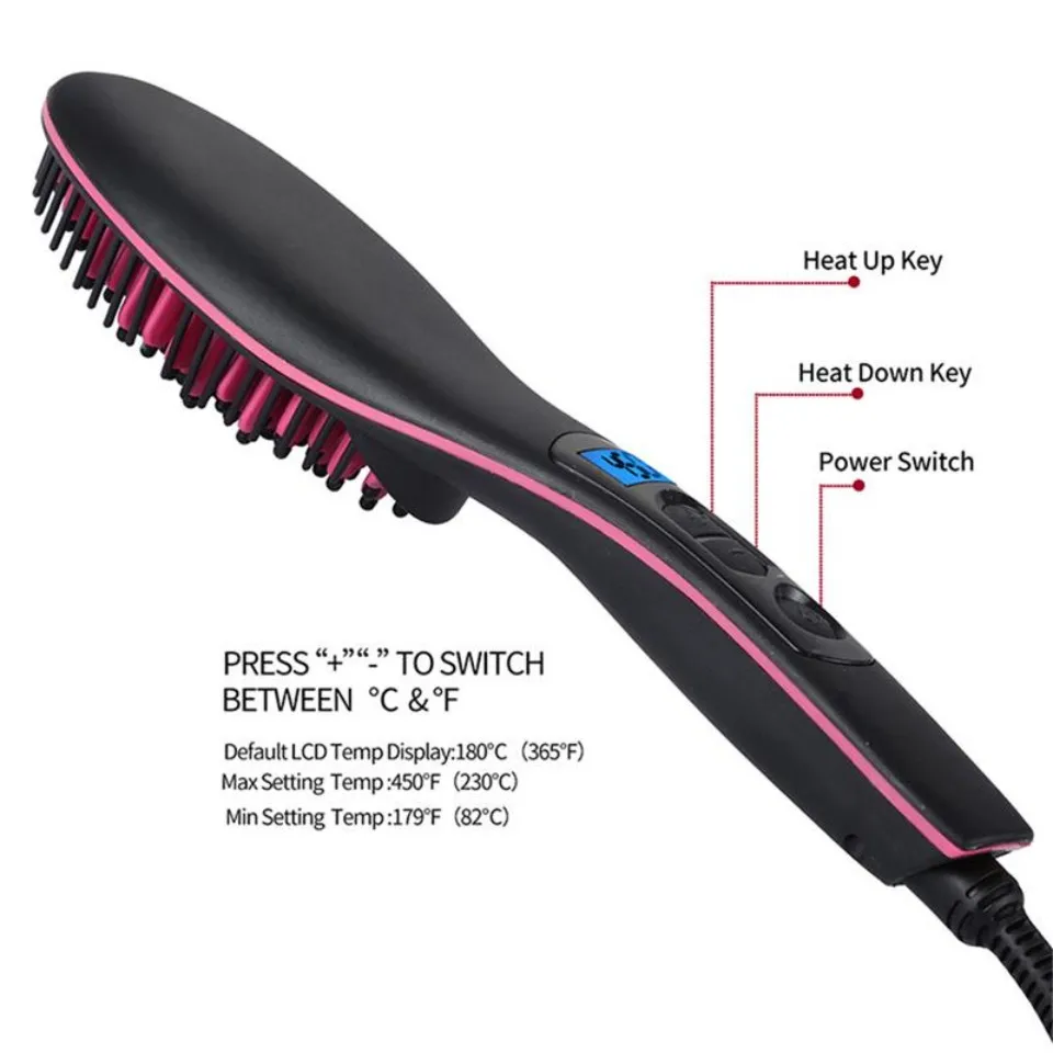 bronson hair straightener brush