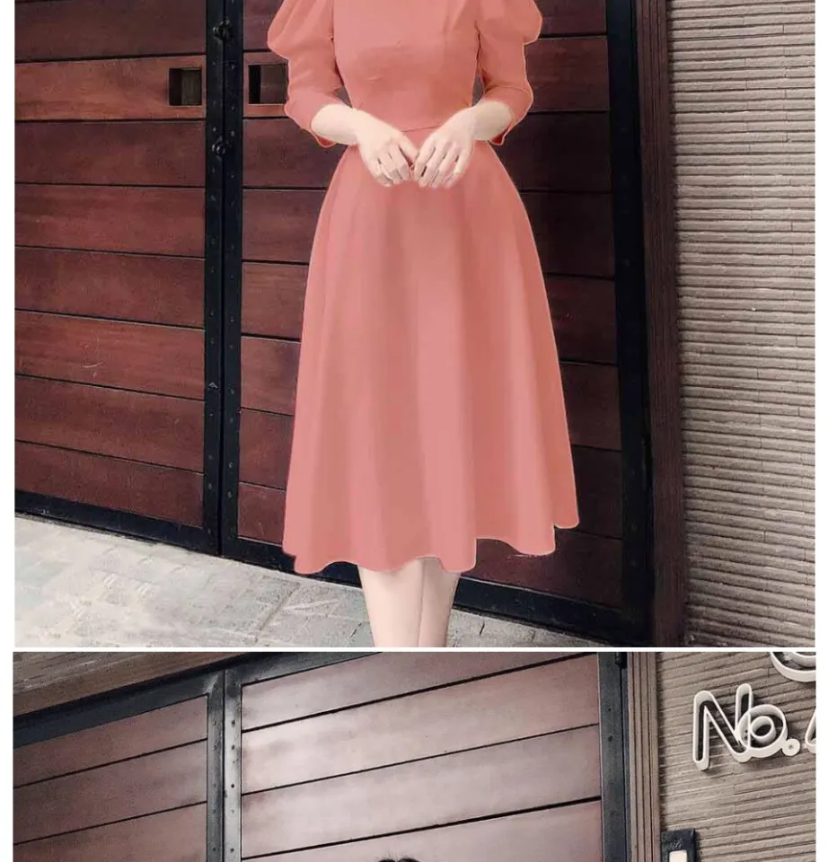 Mua Đầm xòe tay lỡ đính ngọc tại Jeena Clothing Fashion | Tiki