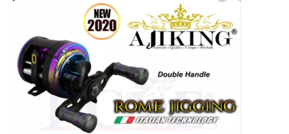NEW AJIKING ROME JIGGING 50L 100L 150L 200L Jigging Reel Max Drag