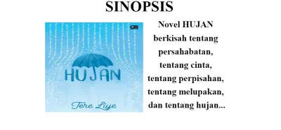 Novel Hujan - Best Seller
