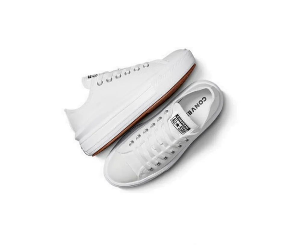 Converse CTAS Move Canvas Platform Ox Womens Shoes White 570257C