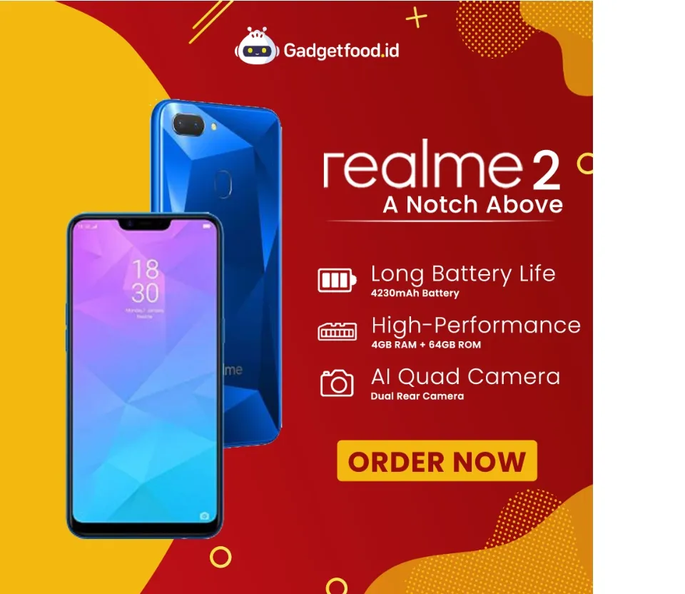 HP REALME RAM 4GB/64GB ORIGINAL SMARTPHONE GARANSI RESMI HP