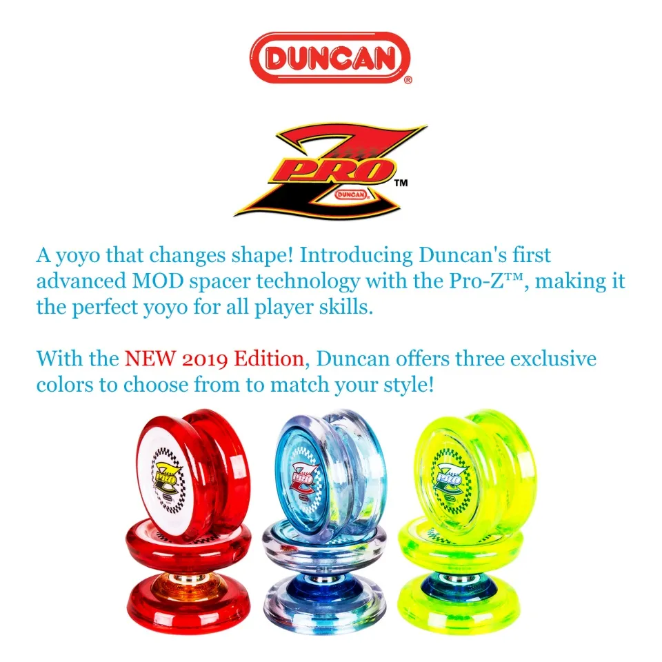 Duncan Pro Z™ Yoyo with Mod Spacer includes trick book