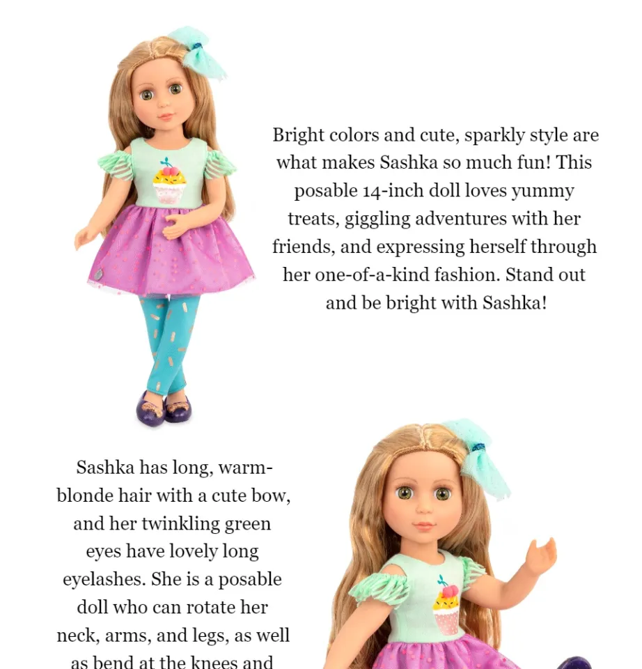  Glitter Girls – Poseable 14-inch Doll Sashka