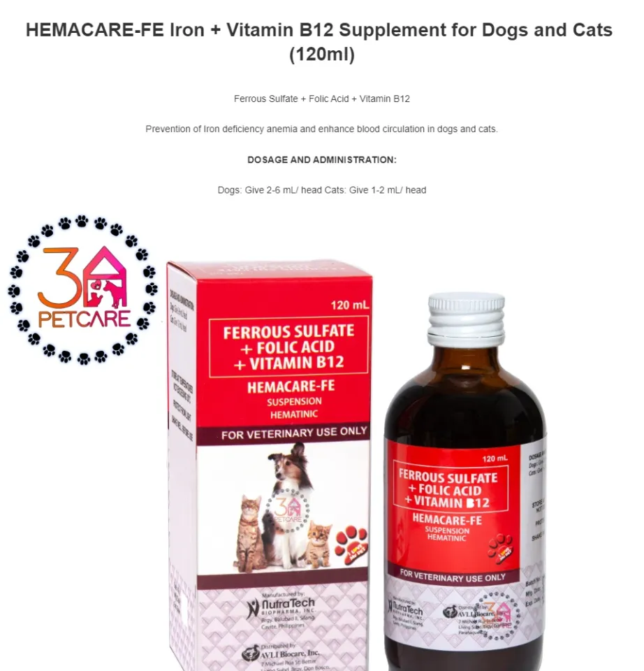 B12 for clearance dogs