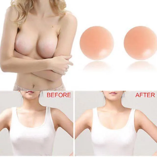G&P Round Shape Silicone Nipple Tape Nipple Cover Bra Pad Patch Breast  Shaper Beyond ( 1 set good quality