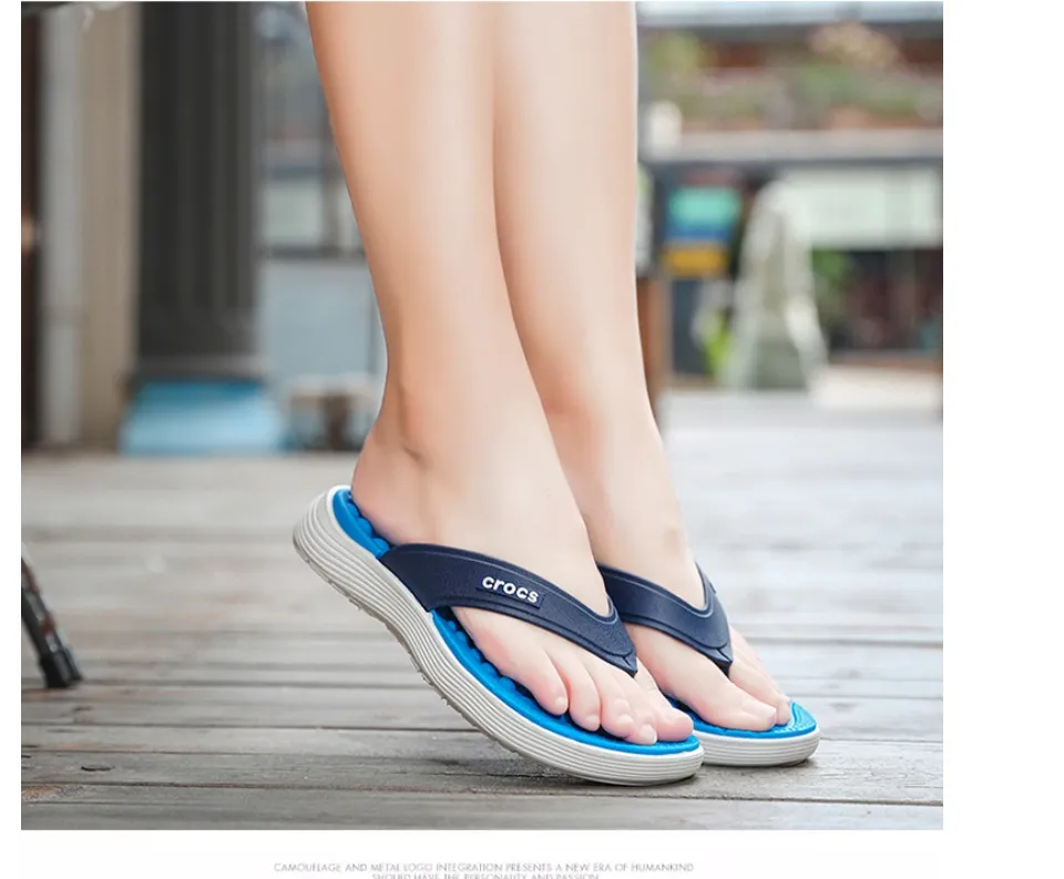 2020 new arrival CROCS ladies fashion flip flops Korean slippers