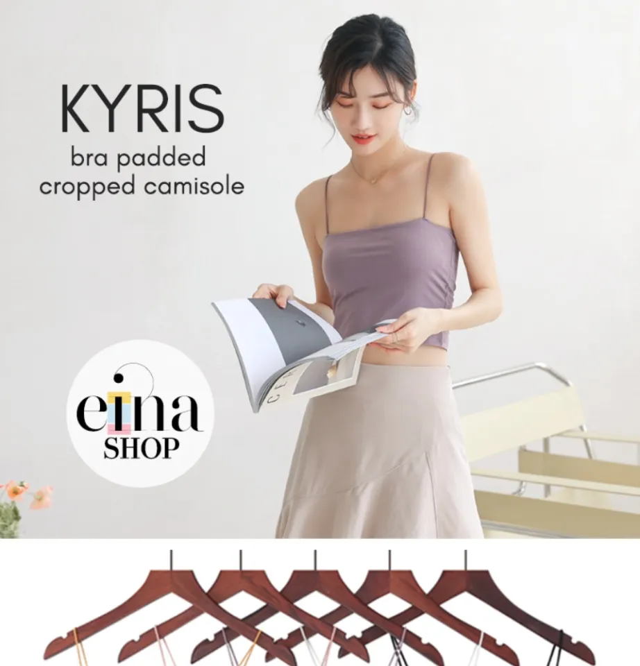 Einashop Phoebe & Kyris Bra Padded Camisole Crop Top 2 Design Collection  Mix & Match SG Ship