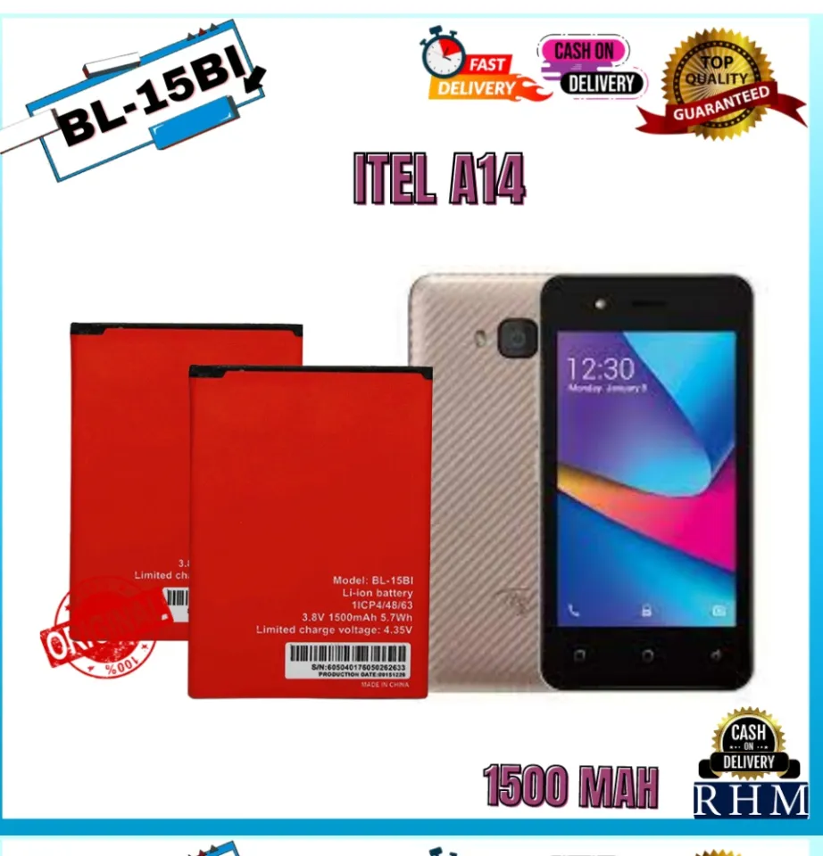 for ITEL A14 BATTERY MODEL BL-15Bi (1500mAh) High Quality