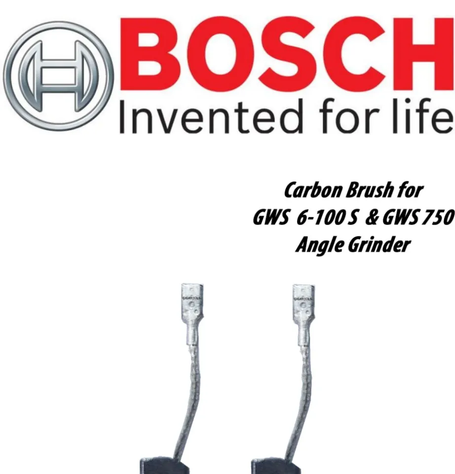 Set Spazzole Carbonio Bosch Per Smerigliatrici GWS 9-115, 750-115, 750-100 - Ricambio Originale - Foto 6
